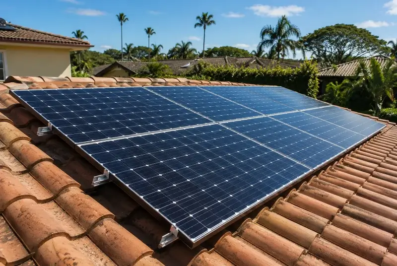 Installation de panneaux solaires à Saint-Jean-de-Sixt